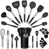 Premium Silicone Kitchen Tool Set - 26 Pieces