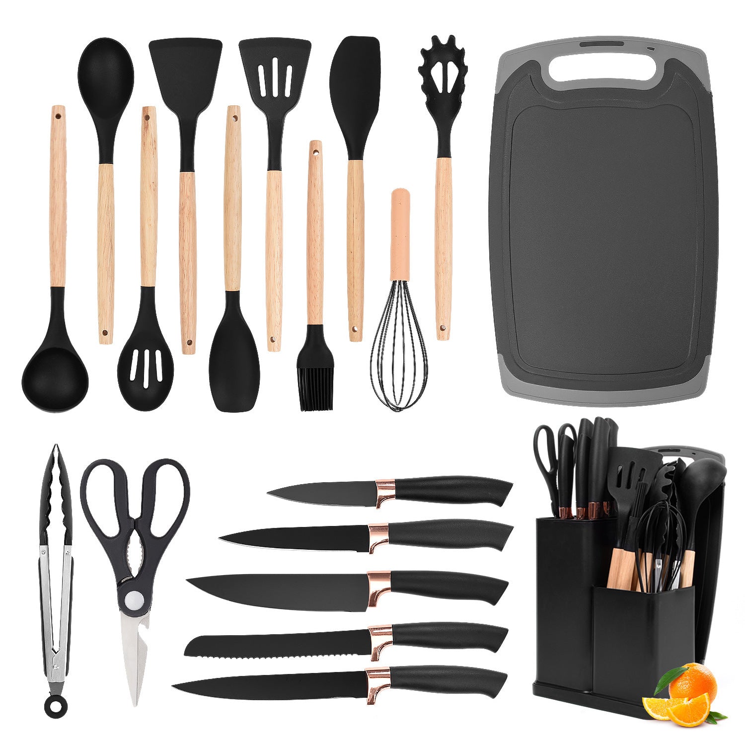 Premium Kitchen Starter Set - 19 Pieces