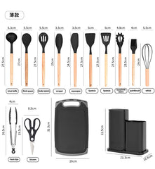 Premium Kitchen Starter Set - 19 Pieces